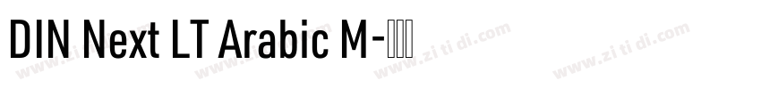 DIN Next LT Arabic M字体转换